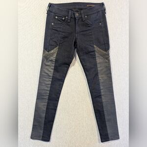 Rag & Bone Grand Prix Motocross Skinny Jeans Women's 24 Midnight Blue